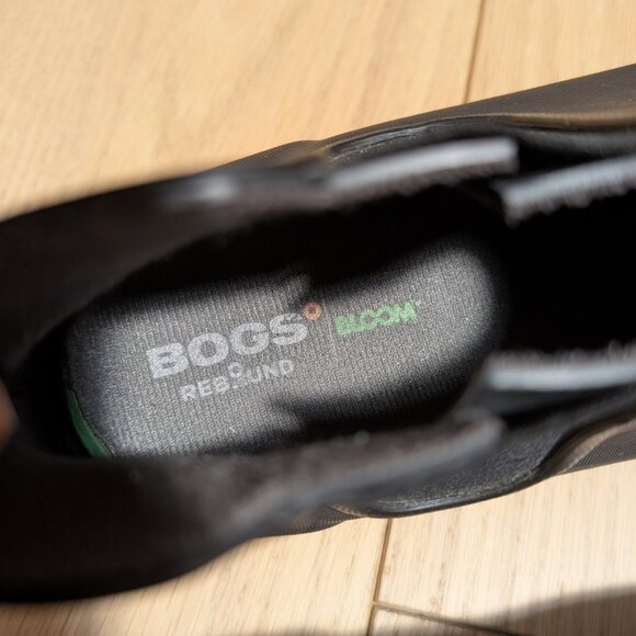 BOGS Sweetpea Rain Boot Black Waterproof Chelsea Women’s 9 - Picture 6 of 7